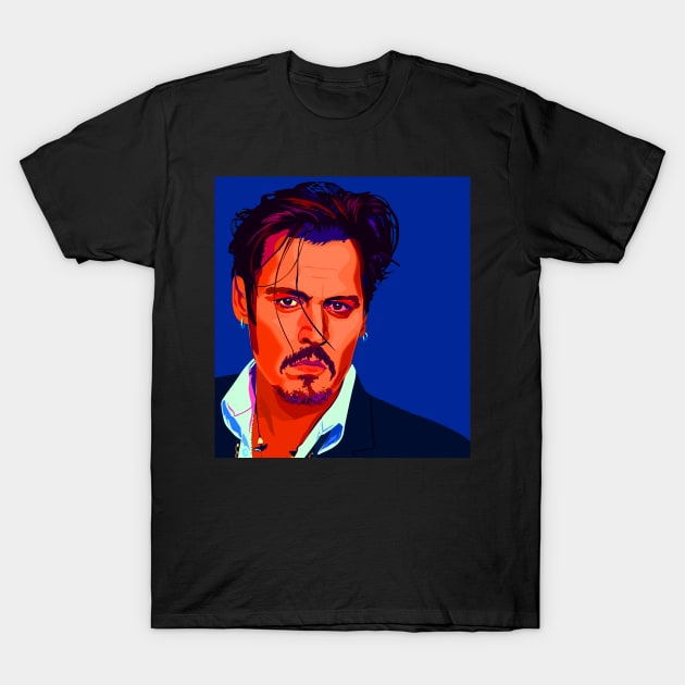 Johnny Depp T-Shirt by PulsePeople